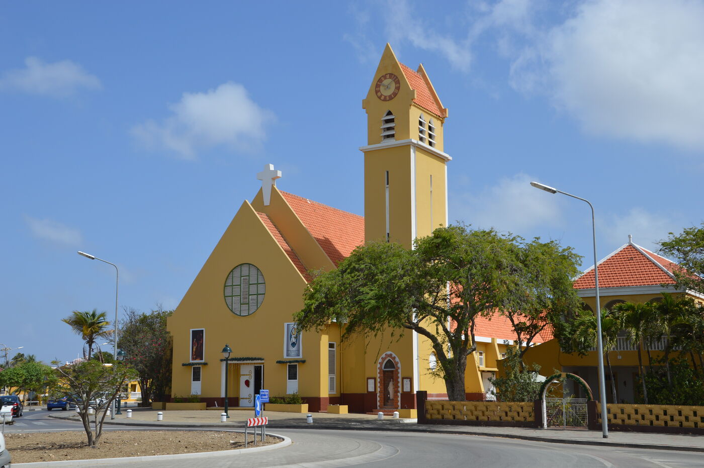 The yellow church of Rincon, Bonaire’s oldest village